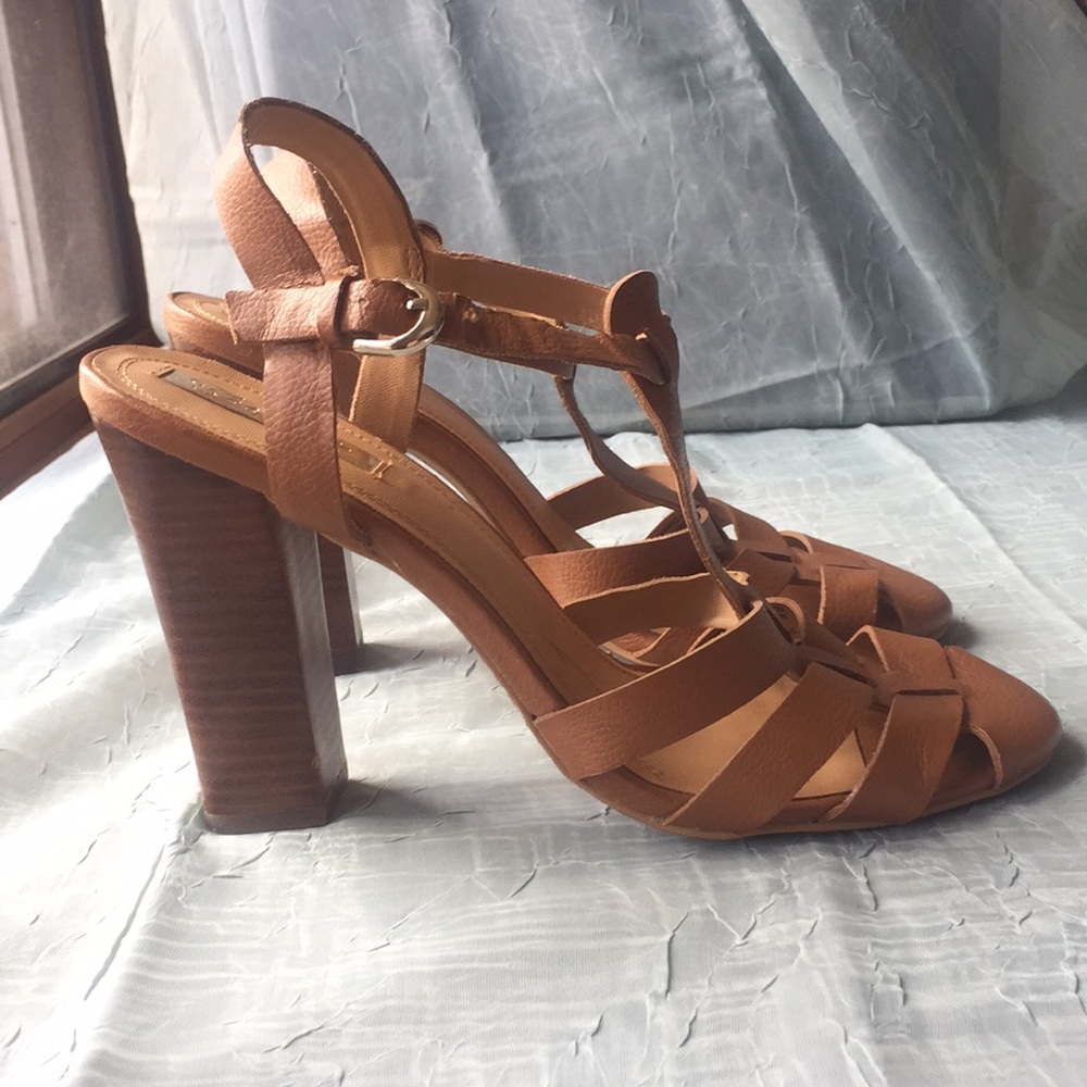 Zara Leather Heel